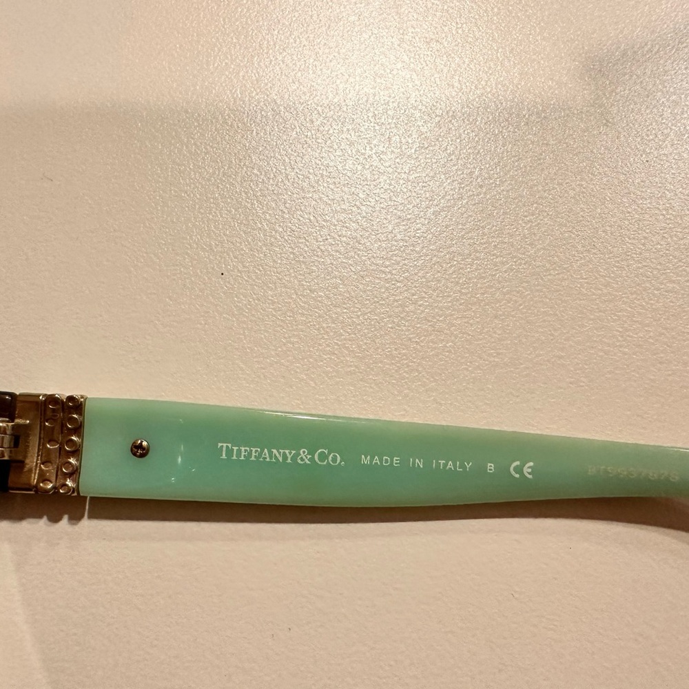 Tiffany & Co. eyeglasses with a tortoiseshell pattern and crystal accents - Picture 6 of 8